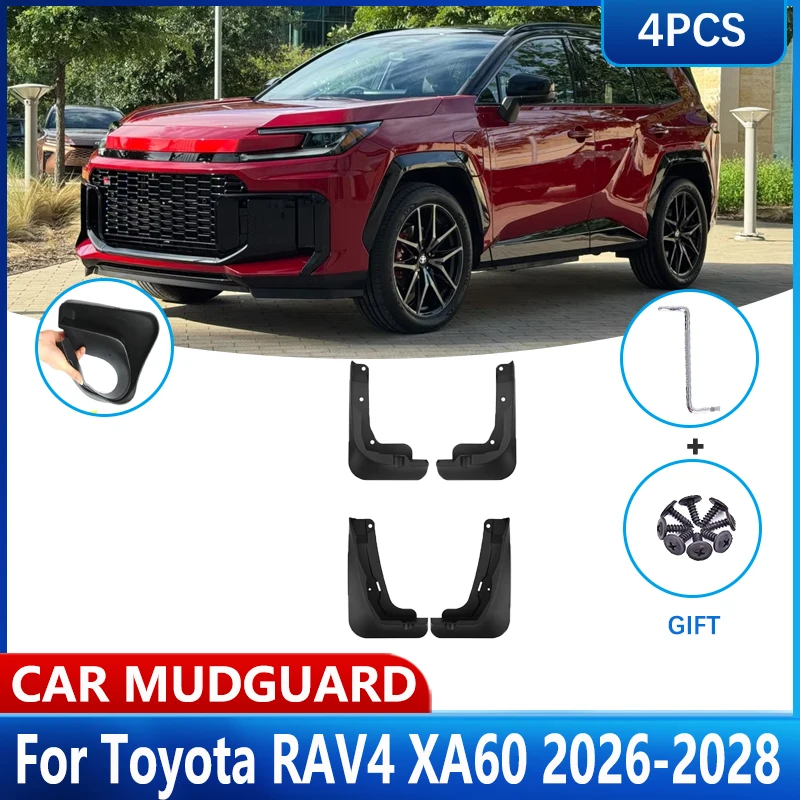 Брызговики для Toyota RAV4 XA60 2026 2027 2028 MK6, задние и передние, защита от брызг, автомобильные аксессуары
Брызговики для Toyota RAV4 XA60 2026 2027 2028 MK6, задние и передние, защита от брызг, автомобильные аксессуары