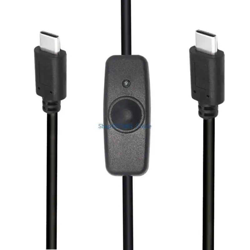 T3LB Type C Charging Power Cord Double Male End USB C Cable Line with Switching Button & Light Support
T3LB Type C Charging Power Cord Double Male End USB C Cable Line with Switching Button & Light Support