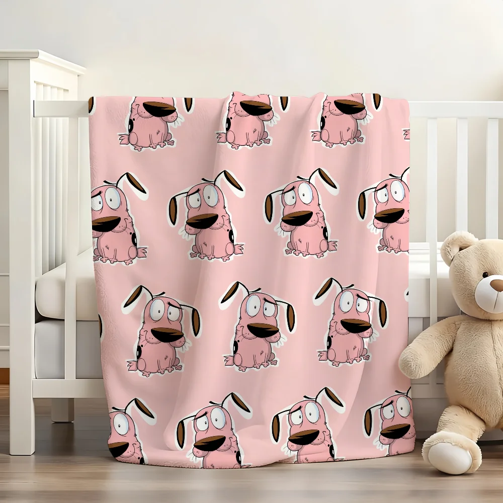 Cartoon C-Courage the C-Cowardly D-Dog Blanket Soft and Skin Friendly For Couch Bed Napping Bedspread All Seasons Comforter
Cartoon C-Courage the C-Cowardly D-Dog Blanket Soft and Skin Friendly For Couch Bed Napping Bedspread All Seasons Comforter