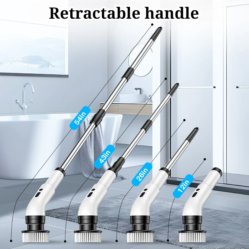 Электрическая многофункциональная щетка для уборки, водонепроницаемая, беспроводная, автоматическая вращающаяся щетка для пола, бытовой прибор для уборки ванной комнаты
Электрическая многофункциональная щетка для уборки, водонепроницаемая, беспроводная, автоматическая вращающаяся щетка для пола, бытовой прибор для уборки ванной комнаты