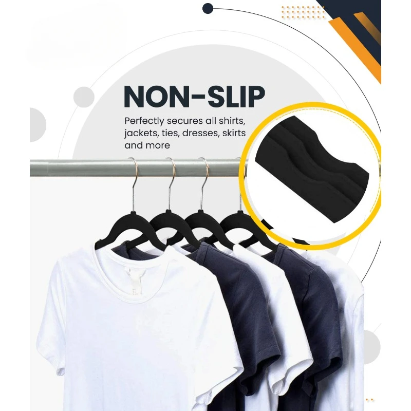 Velvet Heavy Duty Clothes Hangers, Ultra-Thin and Sturdy Construction for Home Storage
Velvet Heavy Duty Clothes Hangers, Ultra-Thin and Sturdy Construction for Home Storage