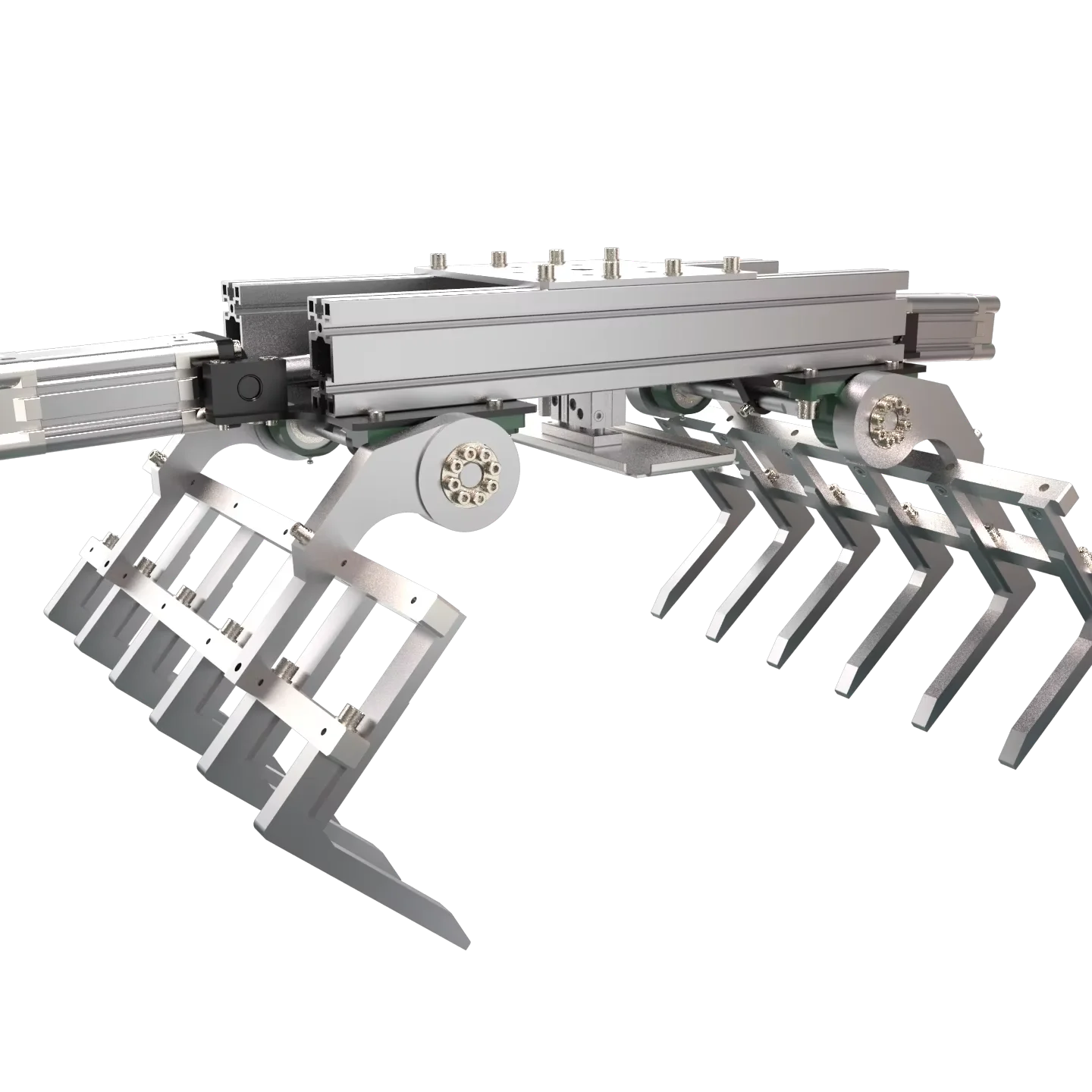 Palletizing Ro-bot Gripper Fixture, Suitable for Bagged Products
Palletizing Ro-bot Gripper Fixture, Suitable for Bagged Products