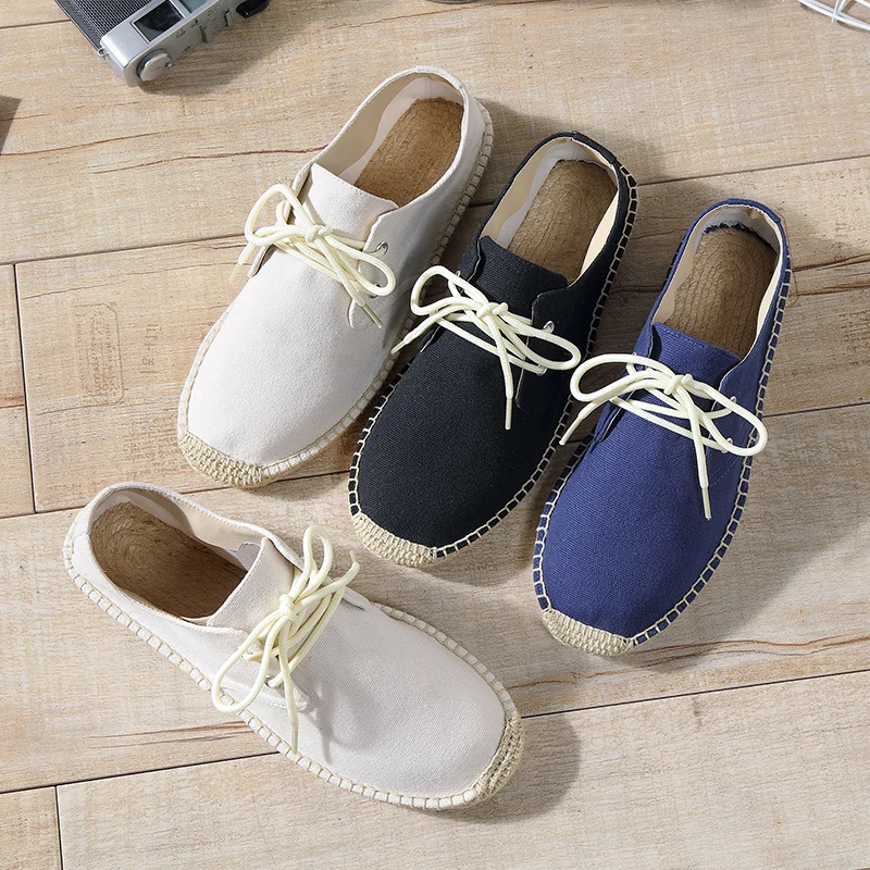 Espadrilles For Men 2026 Summer New Linen Men's Casual Shoes Handmade Weaving Fisherman Shoes Fashion Flats Shoes Large Size 45
Espadrilles For Men 2026 Summer New Linen Men's Casual Shoes Handmade Weaving Fisherman Shoes Fashion Flats Shoes Large Size 45