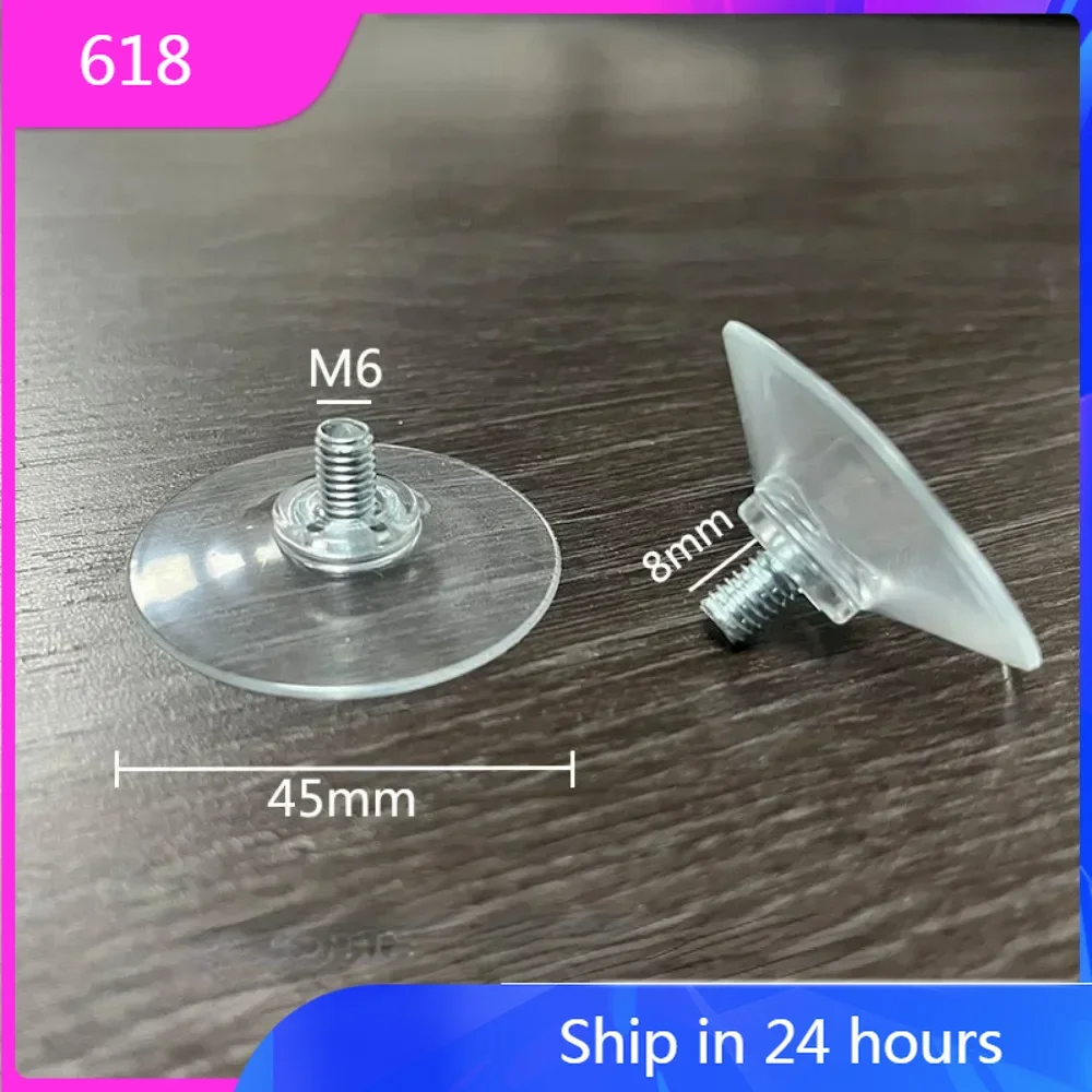 Factory supply custom M4 M5 M6 M8 transparent screw PVC strong suction cup for car window insert injection molding
Factory supply custom M4 M5 M6 M8 transparent screw PVC strong suction cup for car window insert injection molding