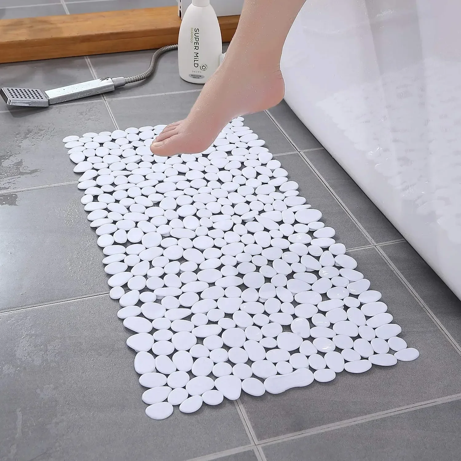 Non-Slip Bathroom Mat Anti Slip Bath Mats Suction Cup Shower Cushion Long Bathtub Foot Pads PVC Plastic Mats for Bathroom
Non-Slip Bathroom Mat Anti Slip Bath Mats Suction Cup Shower Cushion Long Bathtub Foot Pads PVC Plastic Mats for Bathroom