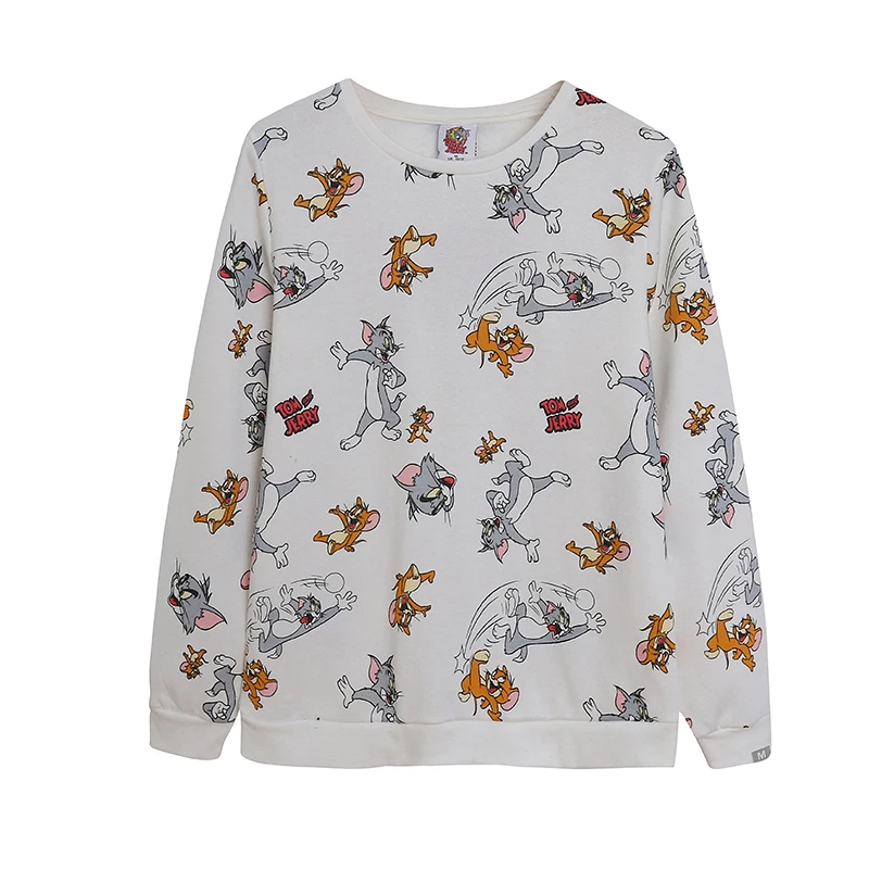 Autumnal Cartoon Anime Printed round Neck Long Sleeve Fleece Lined Loose Slimming Youthful Cute Top Women's Sweatshirt
Autumnal Cartoon Anime Printed round Neck Long Sleeve Fleece Lined Loose Slimming Youthful Cute Top Women's Sweatshirt