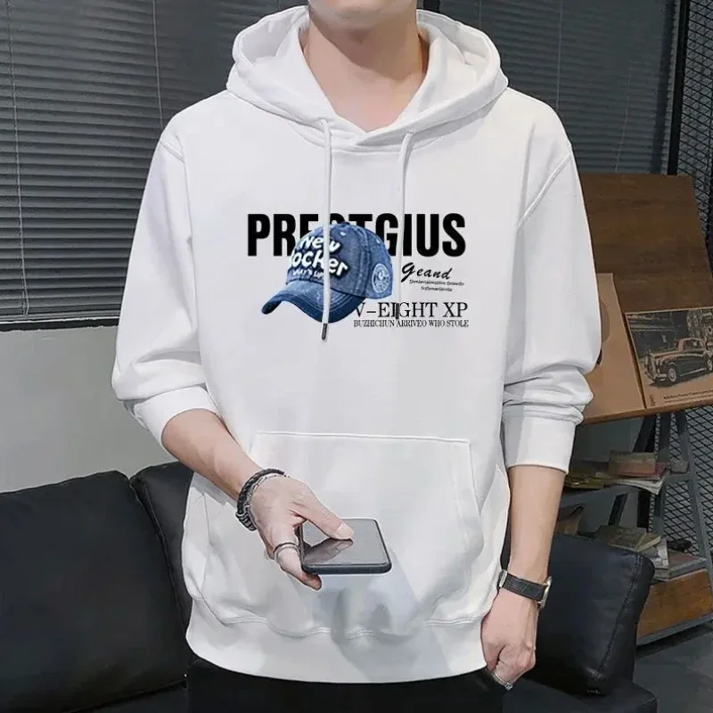 Men's Clothing Print White Sweatshirts for Man Hoodies Hooded Graphic Winter Pastel Color One Piece Cheap No Brand Overfit Funny
Men's Clothing Print White Sweatshirts for Man Hoodies Hooded Graphic Winter Pastel Color One Piece Cheap No Brand Overfit Funny