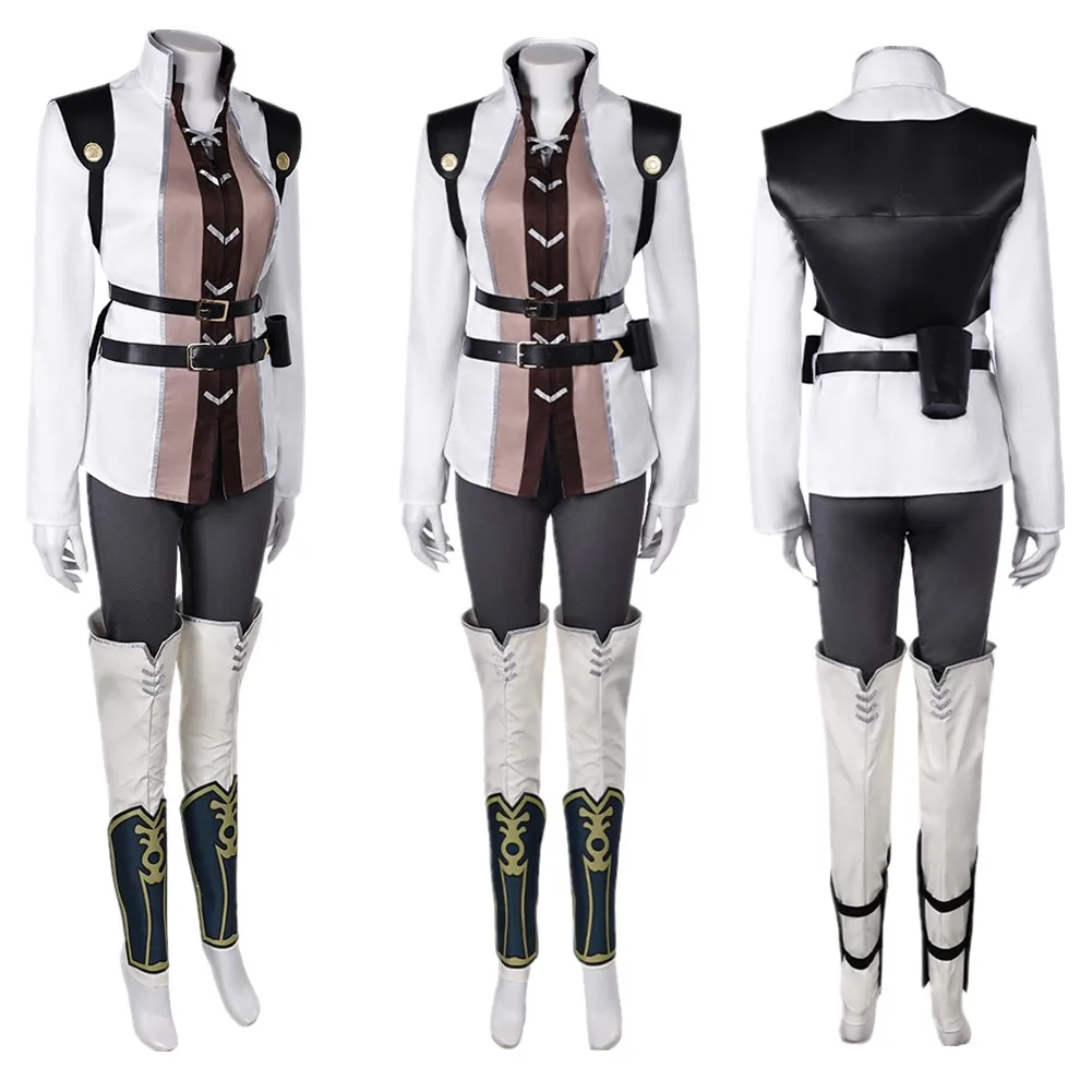 Hera Cosplay Costume Cartoon Rings Fantasia Adult Women White Knight Shirt Pants Belt Outfits Halloween Carnival Party Suit
Hera Cosplay Costume Cartoon Rings Fantasia Adult Women White Knight Shirt Pants Belt Outfits Halloween Carnival Party Suit