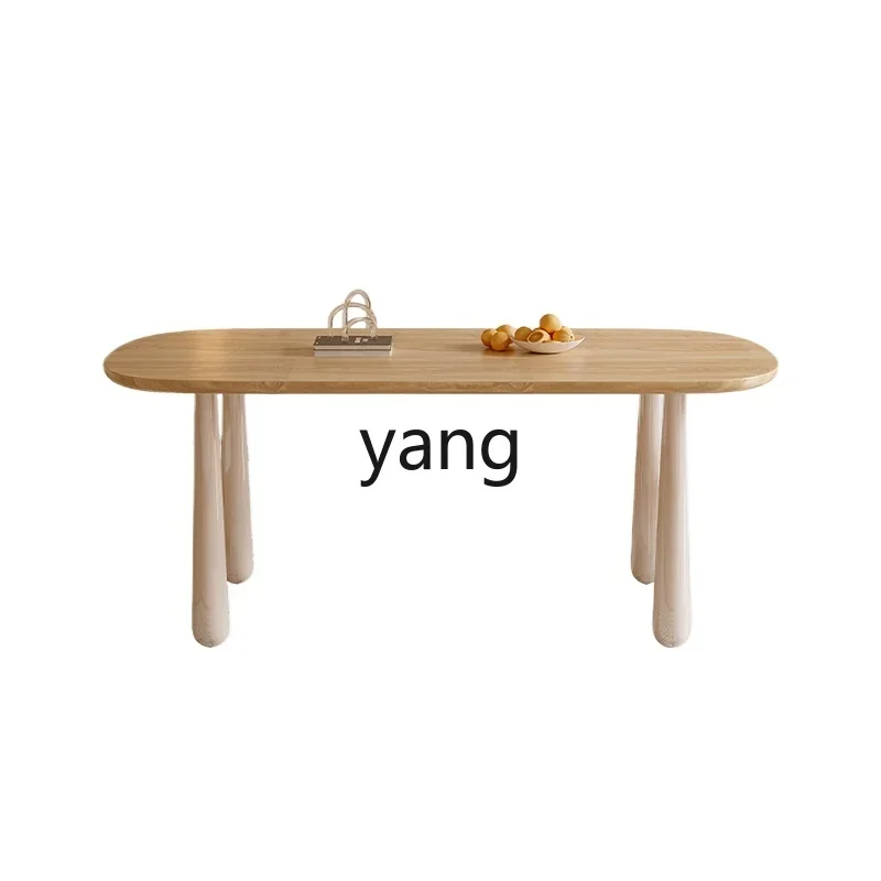 CX Retro Solid Wood Dining Tables and Chairs Set Household Oval Log Style Dining Table
CX Retro Solid Wood Dining Tables and Chairs Set Household Oval Log Style Dining Table