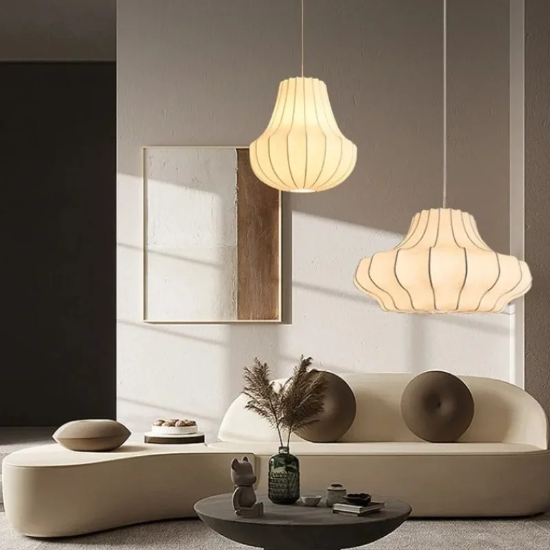 Designer's creative Cloth pendant light Nordic minimalist art homestay restaurant living bedroom decor chandelier lustre 
Designer's creative Cloth pendant light Nordic minimalist art homestay restaurant living bedroom decor chandelier lustre