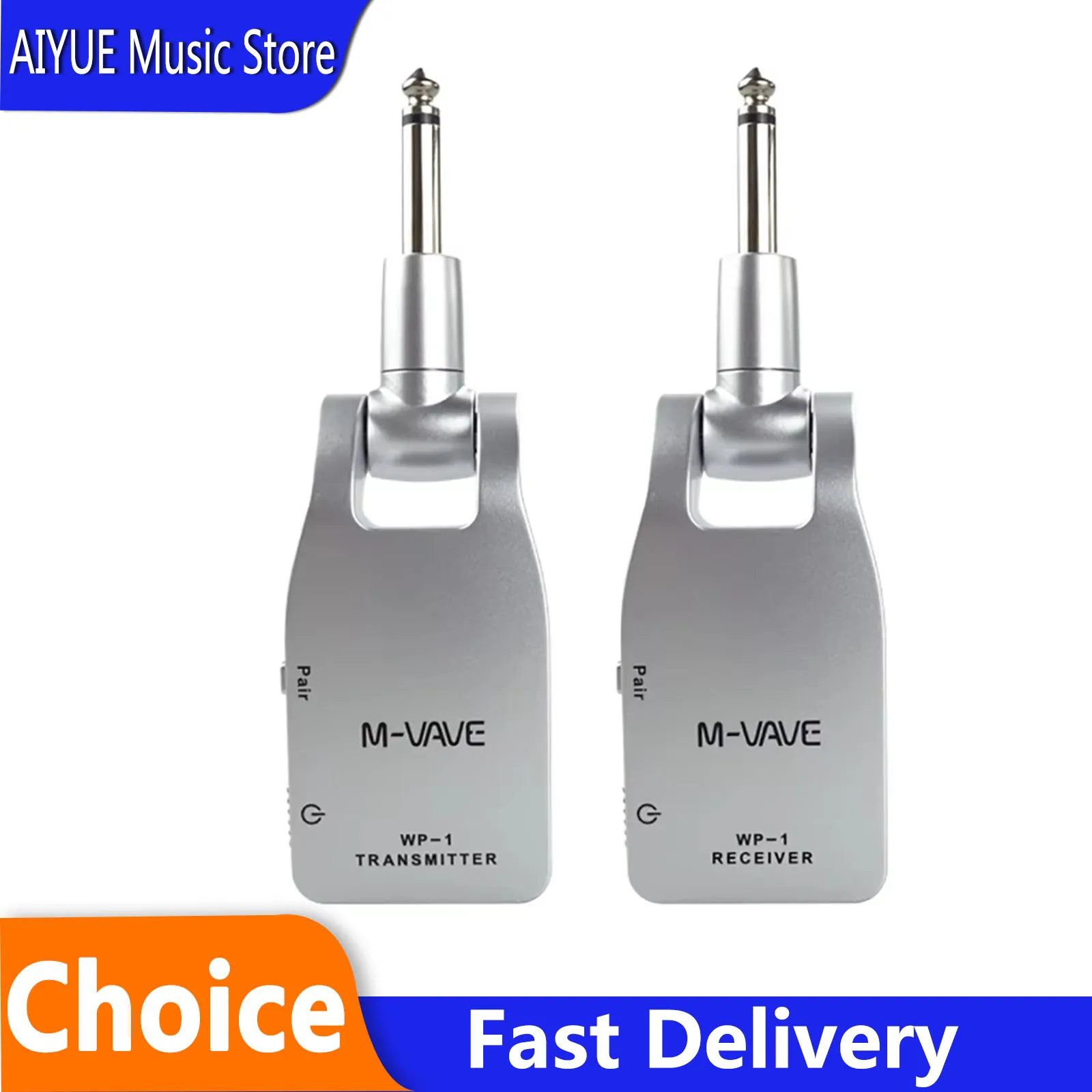 M-VAVE WP-1 Wireless Guitar System 2.4G Transmitter And Receiver Rechargeable 30M Transmission Range For Electric Guitar Bass
M-VAVE WP-1 Wireless Guitar System 2.4G Transmitter And Receiver Rechargeable 30M Transmission Range For Electric Guitar Bass