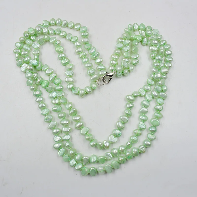 Ожерелье из 3 нитей с натуральным жемчугом в стиле барокко AAA диаметром 7 мм. Женские украшения для вечеринок 46 см
Ожерелье из 3 нитей с натуральным жемчугом в стиле барокко AAA диаметром 7 мм. Женские украшения для вечеринок 46 см