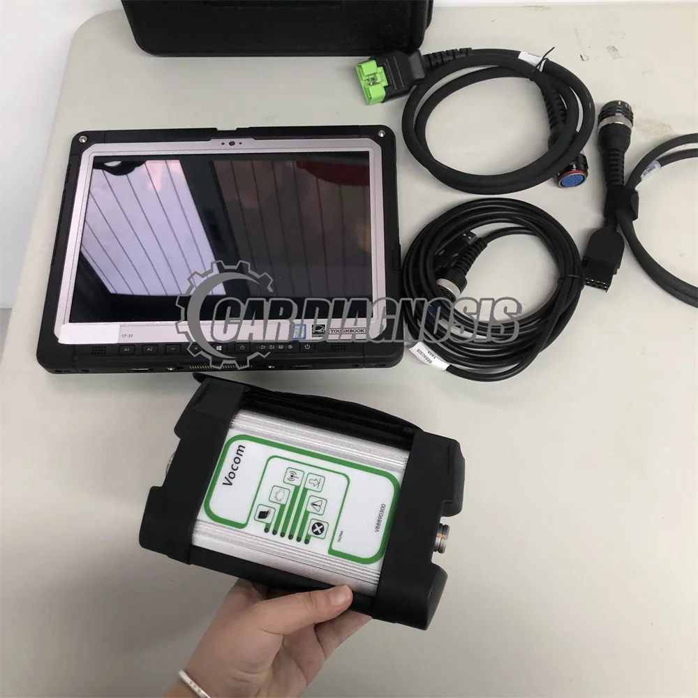 VOCOM CF33 tablet 88890300 Truck Construction Loader Diagnostic Scanner 2 Years Warranty USB 12-24V Tech Tool for UD for renault
VOCOM CF33 tablet 88890300 Truck Construction Loader Diagnostic Scanner 2 Years Warranty USB 12-24V Tech Tool for UD for renault