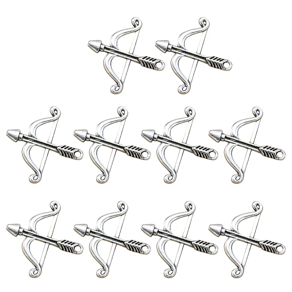 20 Pcs Bow and Arrow Necklace Cute Alloy Charm Pendants Diy Chain Kit Brass Connector Charms Bag Silver
20 Pcs Bow and Arrow Necklace Cute Alloy Charm Pendants Diy Chain Kit Brass Connector Charms Bag Silver