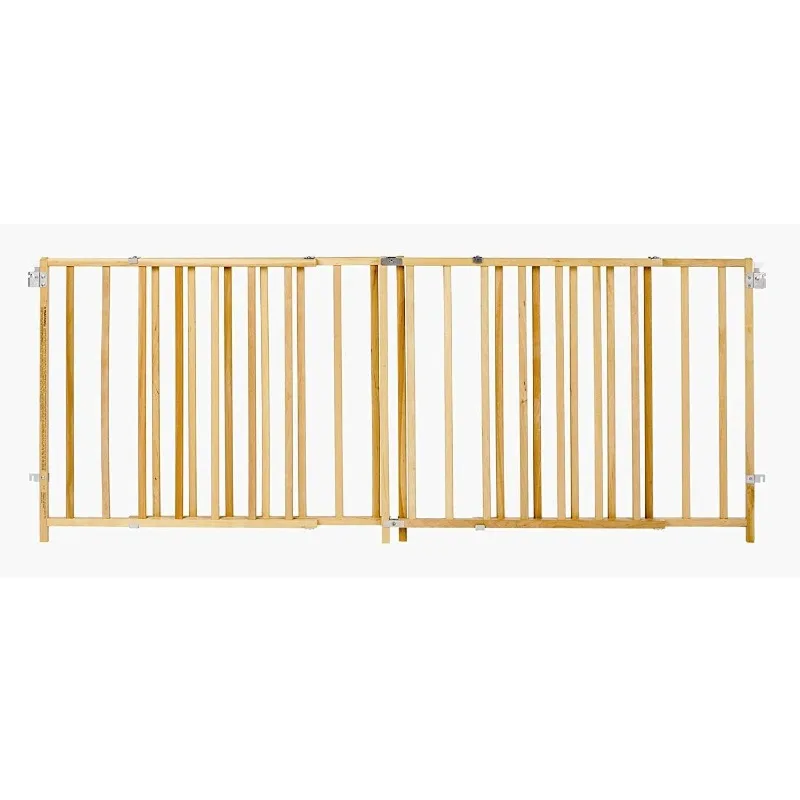 Extra Wide Swing Wooden Gate, Fits 60"- 103" Wide. Hardware Mount. Extra Wide Baby Gate
Extra Wide Swing Wooden Gate, Fits 60"- 103" Wide. Hardware Mount. Extra Wide Baby Gate