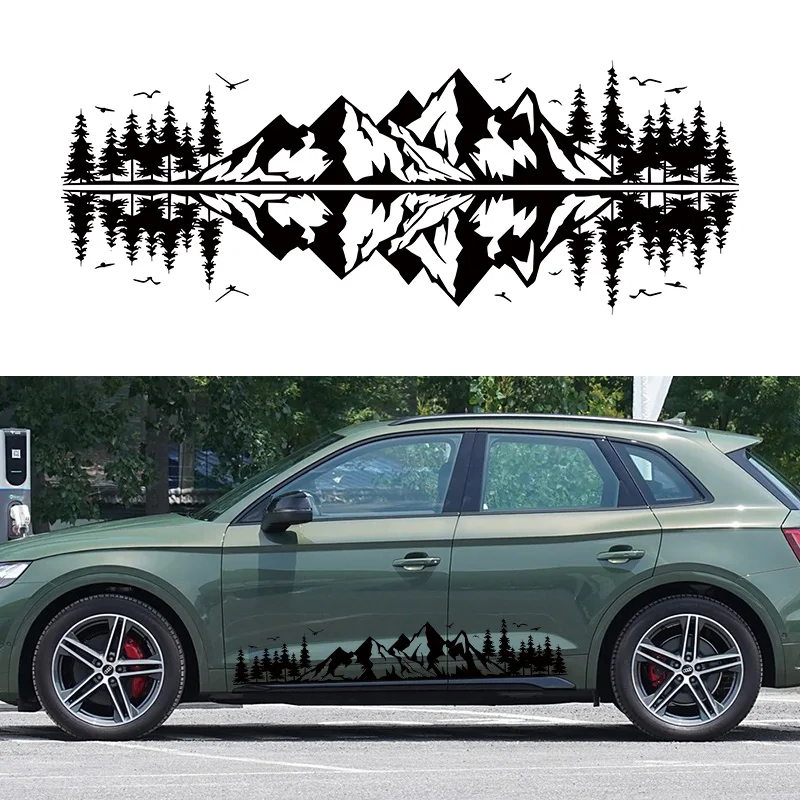 2pcs Mountain Tree car body decoration stickers vinyl waterproof stickers car truck trunk bumper decoration Car stickers
2pcs Mountain Tree car body decoration stickers vinyl waterproof stickers car truck trunk bumper decoration Car stickers