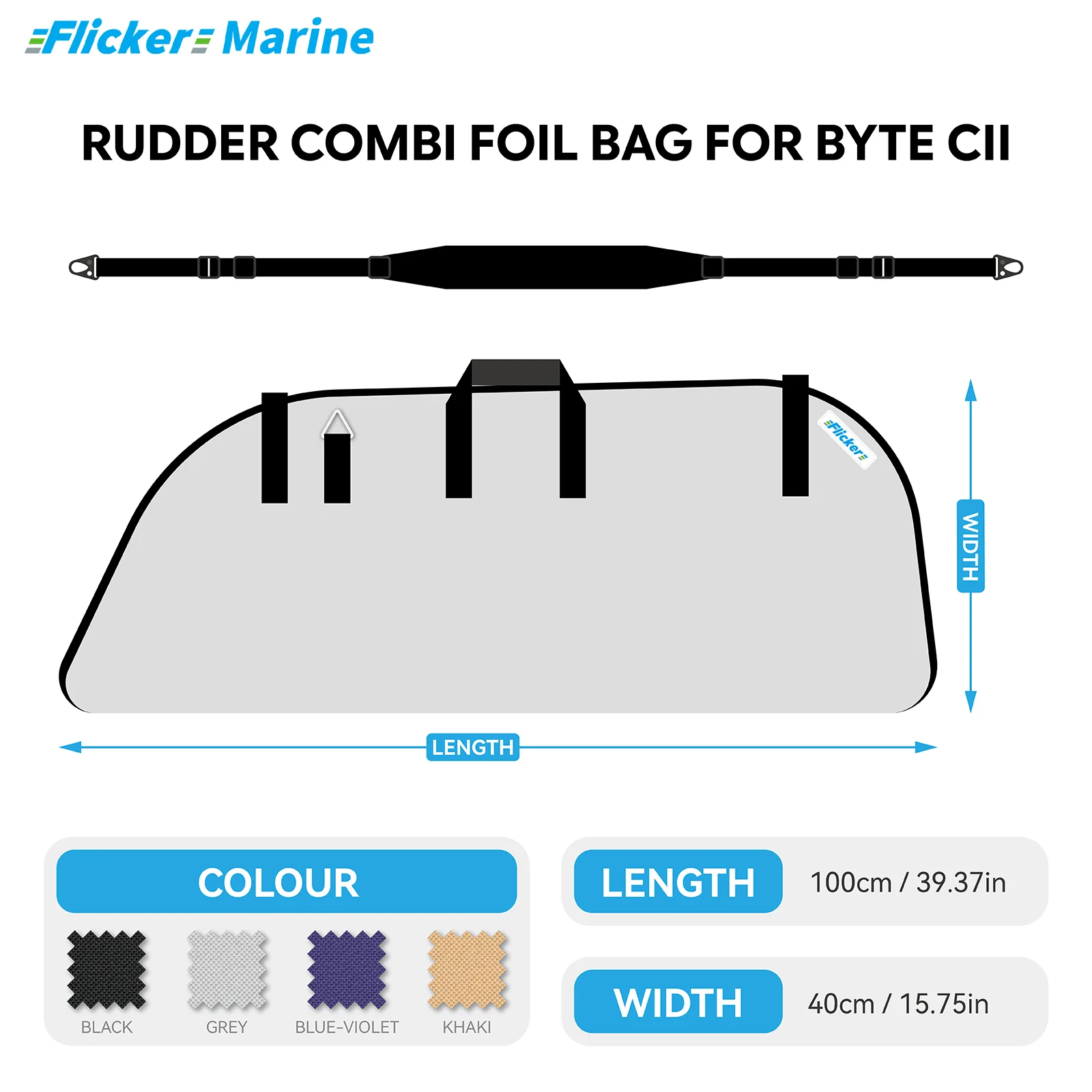 Сумка-чехол Flicker Marine Rudder Combi Foil для Byte CII, прочный водонепроницаемый кейс с плечевым ремнем, защитный чехол для хранения и транспортировки
Сумка-чехол Flicker Marine Rudder Combi Foil для Byte CII, прочный водонепроницаемый кейс с плечевым ремнем, защитный чехол для хранения и транспортировки