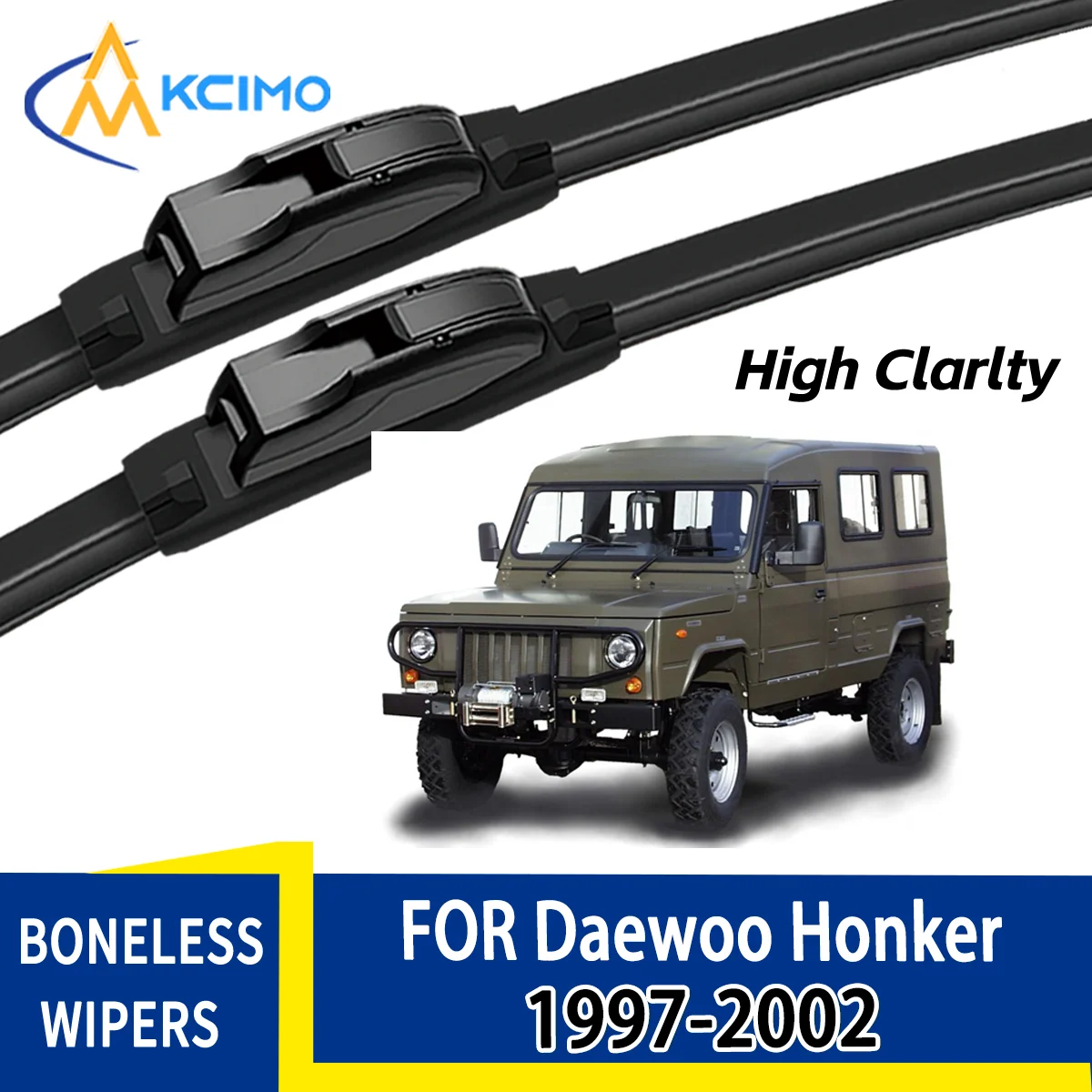 For Daewoo Honker 1997-2002 1998 Automobiles Durable Quiet Front Windscreen Wiper Blades Auto Window Replacement Accessories
For Daewoo Honker 1997-2002 1998 Automobiles Durable Quiet Front Windscreen Wiper Blades Auto Window Replacement Accessories