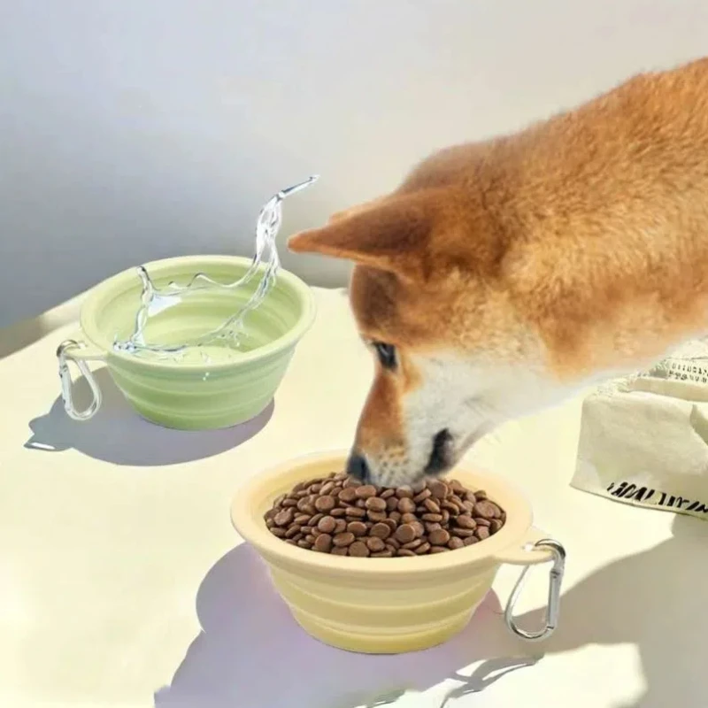 Dog Feeders Folding Silicone Bowl Outdoor Travel Foldable Portable Cat Dog Food Water Container Feeding Tray Bowl Pet Supplies
Dog Feeders Folding Silicone Bowl Outdoor Travel Foldable Portable Cat Dog Food Water Container Feeding Tray Bowl Pet Supplies