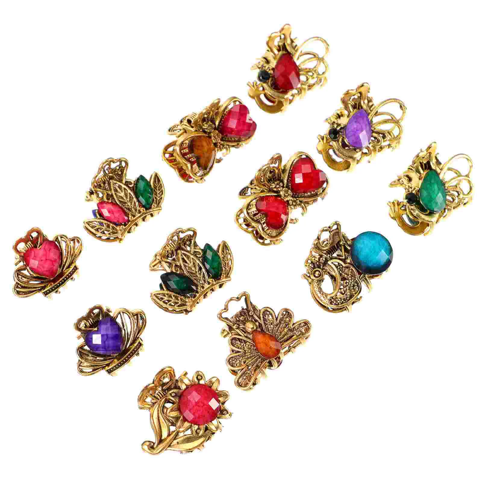 12 Pcs Vintage Mini Hair Clips Stylish Alloy Claw Clamps for Women Daily Office Outing Gift Sweet Design
12 Pcs Vintage Mini Hair Clips Stylish Alloy Claw Clamps for Women Daily Office Outing Gift Sweet Design