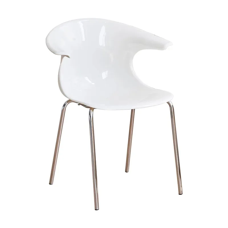 simple Internet celebrity dining table and chairs Household backrest chair Transparent thickened stainless steel plastic chair
simple Internet celebrity dining table and chairs Household backrest chair Transparent thickened stainless steel plastic chair
