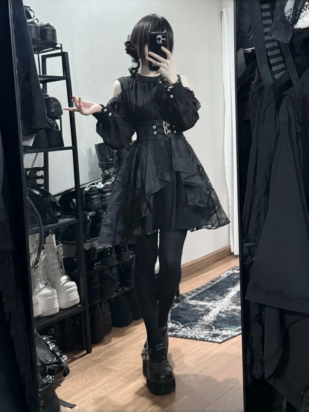 Rojita Japanese Style Long Sleeve Slimming Short Dress Shoulder Bared Women's Fashion Set Spring Season Chinese Origin
Rojita Japanese Style Long Sleeve Slimming Short Dress Shoulder Bared Women's Fashion Set Spring Season Chinese Origin