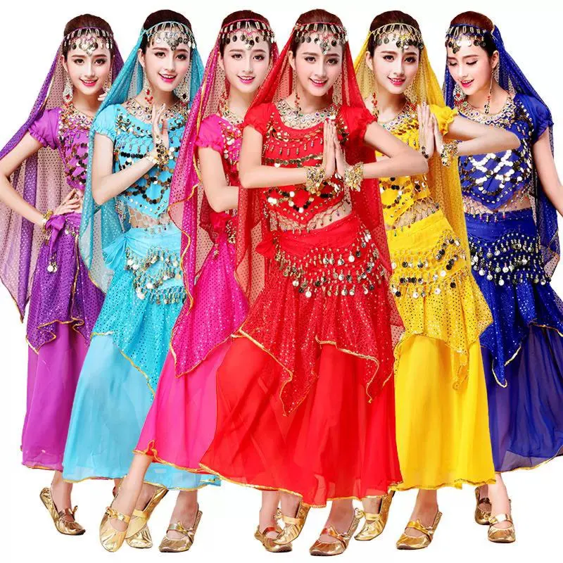 4PCS Sexy Sequin Belly Dance Costumes Women Indian Dance Suit Performance Dance Wear Carnival Clothing
4PCS Sexy Sequin Belly Dance Costumes Women Indian Dance Suit Performance Dance Wear Carnival Clothing