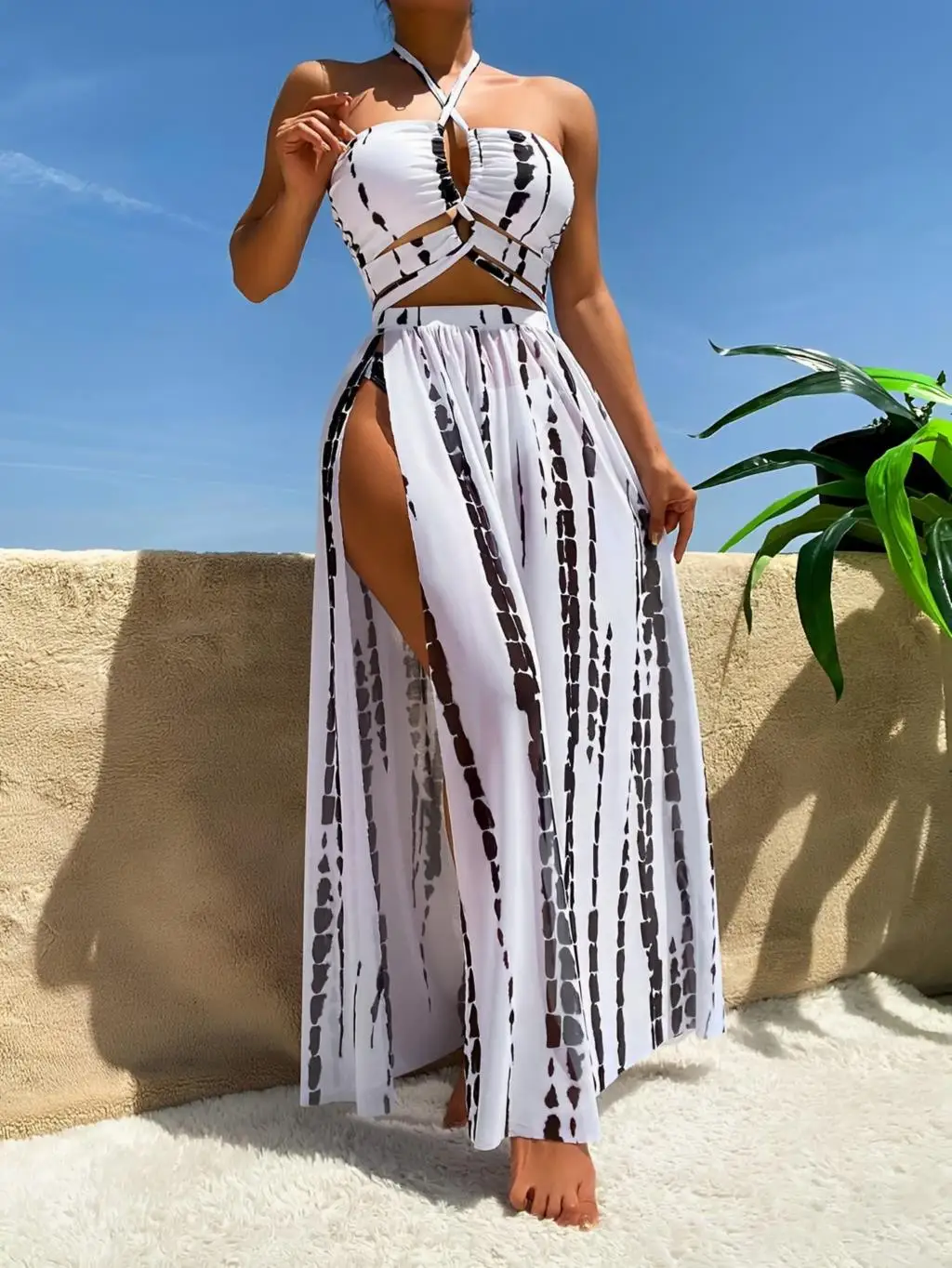 3 Pieces Halter Bikini 2026 Swimsuit Women & Beach Skirt Swimwear Female Sexy Bathers Bathing Swimming Swim Suit Beachwear
3 Pieces Halter Bikini 2026 Swimsuit Women & Beach Skirt Swimwear Female Sexy Bathers Bathing Swimming Swim Suit Beachwear