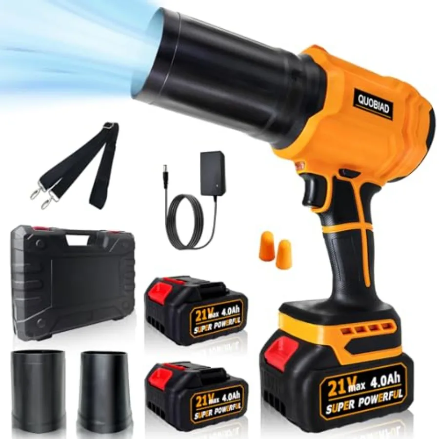 Leaf Blower Cordless with 2×21V Batteries Turbo Jet Handheld Blower with Nozzle Mini Leaf Blower Cordless Variable Speed for La
Leaf Blower Cordless with 2×21V Batteries Turbo Jet Handheld Blower with Nozzle Mini Leaf Blower Cordless Variable Speed for La