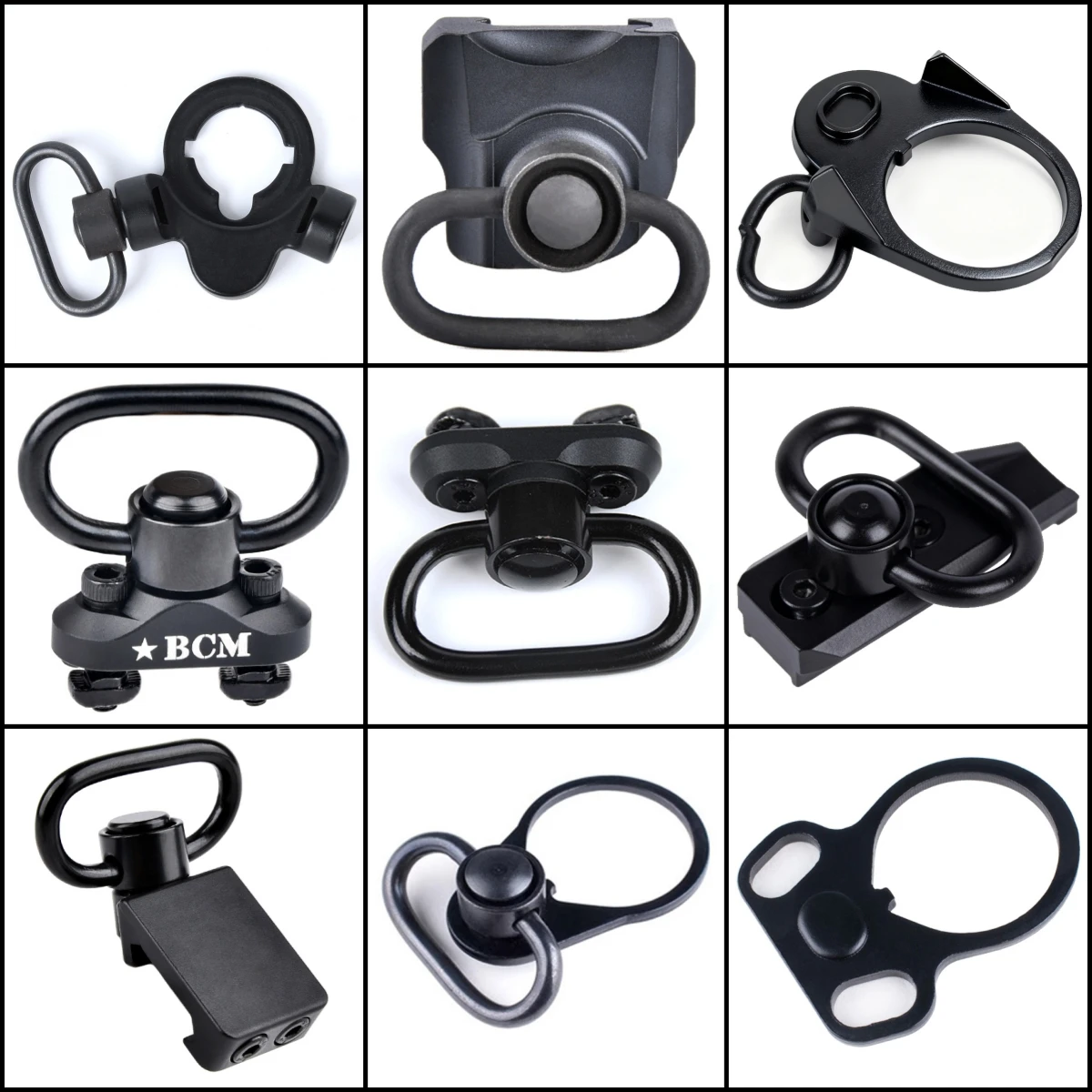 WADSN QD Sling Swivel Mount Tactical Heavy Duty Quick Detach Push Button Swivels for Two Point Sling 360°Rotatable Easy to Mount 
WADSN QD Sling Swivel Mount Tactical Heavy Duty Quick Detach Push Button Swivels for Two Point Sling 360°Rotatable Easy to Mount