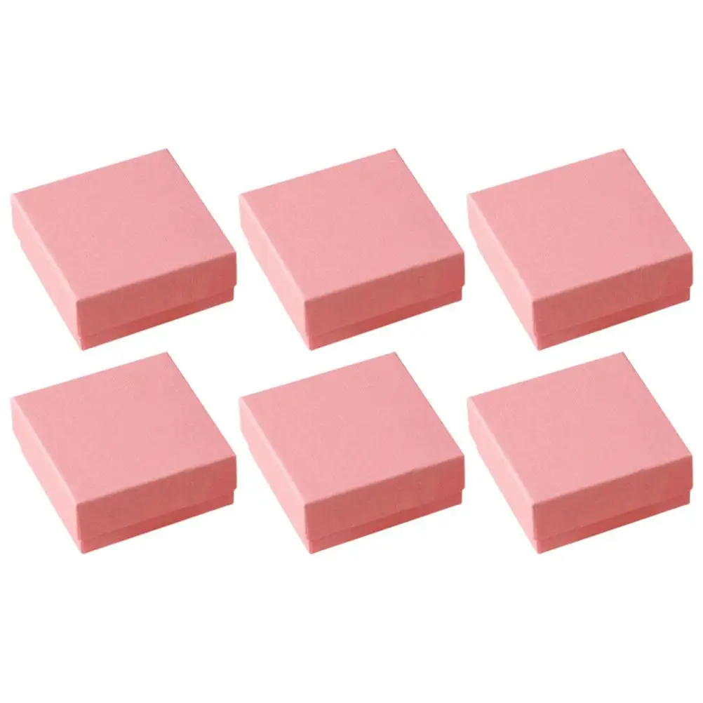 6 Pcs Jewelry Gift Boxes 7x7x3cm Lids for Bracelets Earrings Packaging Small Bulk Storage Display Cardboard Boxes
6 Pcs Jewelry Gift Boxes 7x7x3cm Lids for Bracelets Earrings Packaging Small Bulk Storage Display Cardboard Boxes