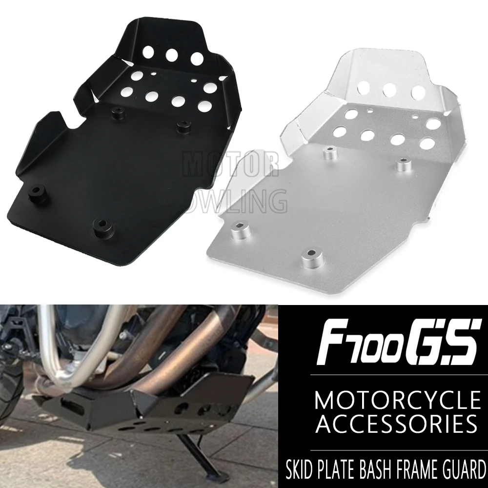 For BMW F650GS F700GS F800GS F 800GS 2008-2017 Engine Base Chassis Guard Skid Plate Belly Pan Protector Cover F 800 GS Adventure