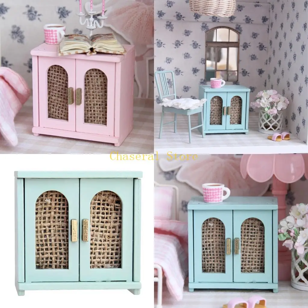 E7CE Realistic Miniature Wooden Cabinet For Creative Dollhouses Arrangements
E7CE Realistic Miniature Wooden Cabinet For Creative Dollhouses Arrangements