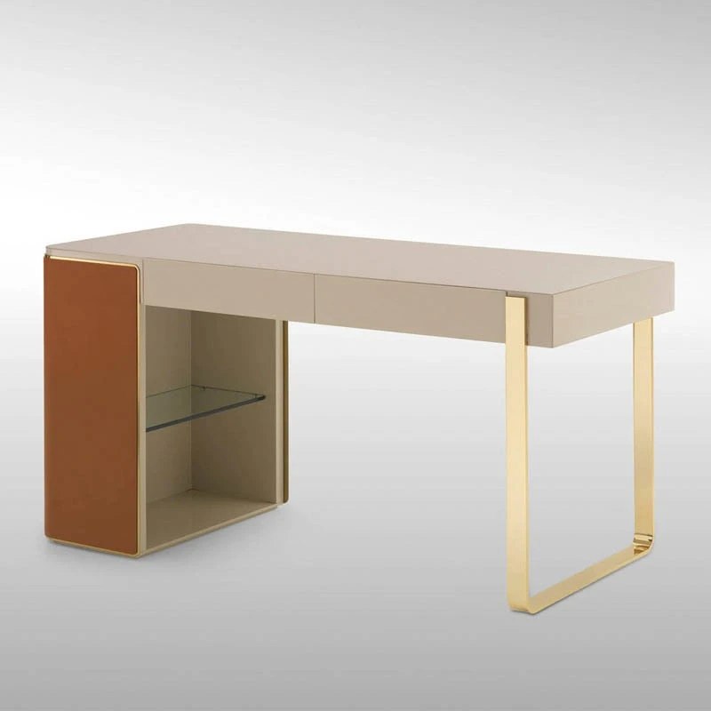 Light luxury modern makeup table Simple Italian stainless steel designer makeup table
Light luxury modern makeup table Simple Italian stainless steel designer makeup table