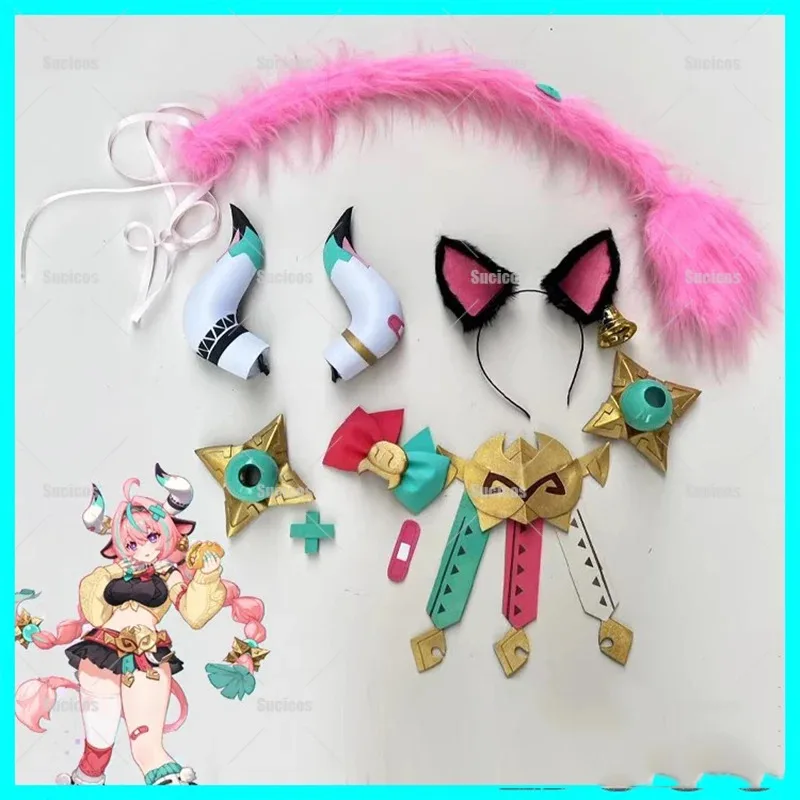 Varesa Cosplay Prop Game Genshin Impact Cosplay Horn Lolita Cute Girl Hair Double Braids Women Girls Halloween Role Play Cos
Varesa Cosplay Prop Game Genshin Impact Cosplay Horn Lolita Cute Girl Hair Double Braids Women Girls Halloween Role Play Cos