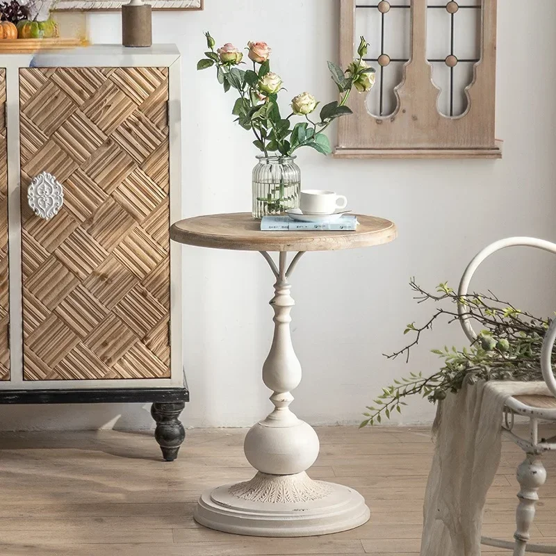 Vintage Solid Wood Small Coffee Table French Design Living Room Corner Table Round Table Side Tables Balcony Coffee Tables
Vintage Solid Wood Small Coffee Table French Design Living Room Corner Table Round Table Side Tables Balcony Coffee Tables