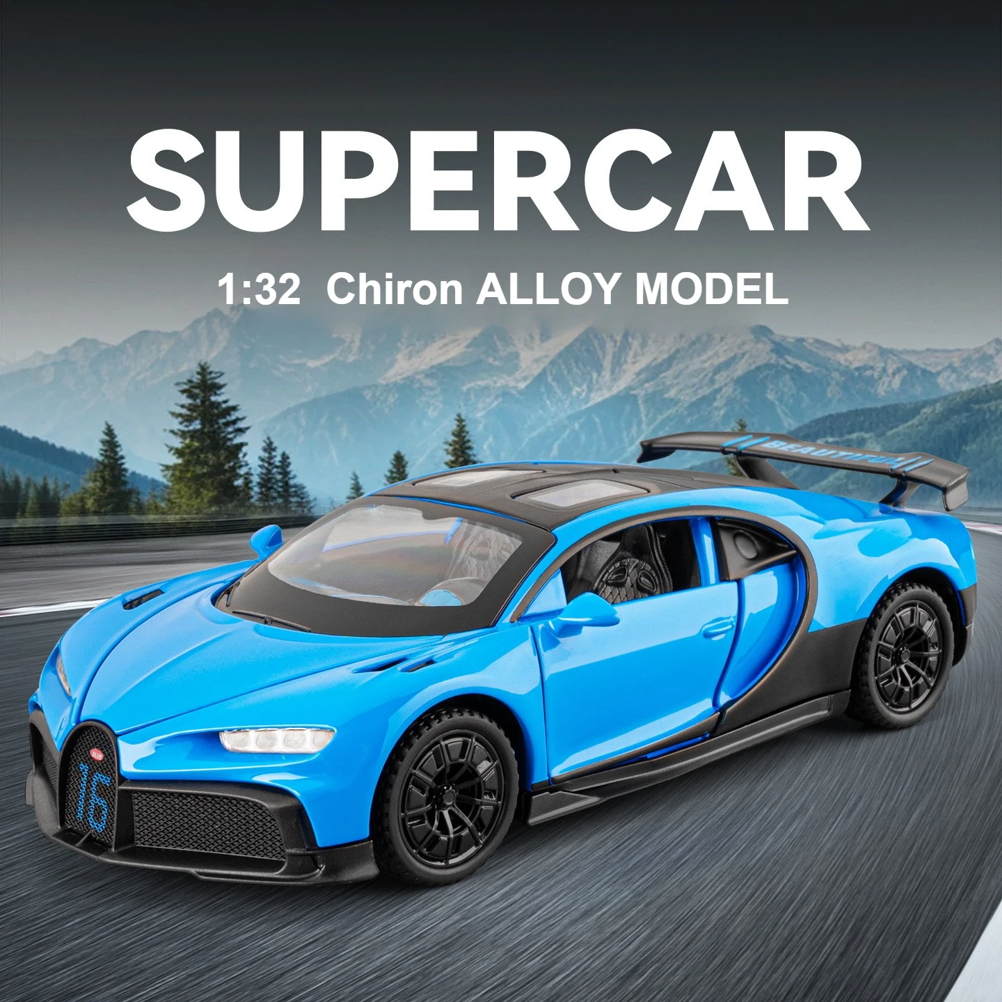 1:32 Chiron Alloy Sports Car Model Pull Back Sound and Light Toy Gift Diecast Alloy Car Model Collectible
1:32 Chiron Alloy Sports Car Model Pull Back Sound and Light Toy Gift Diecast Alloy Car Model Collectible