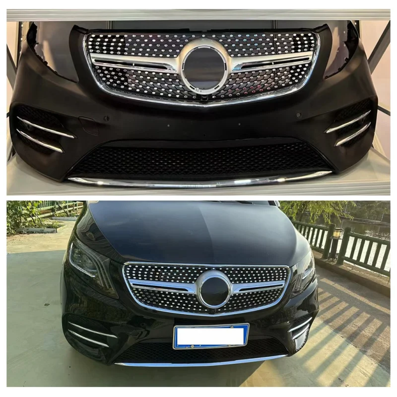 Suitable for 2020 Mercedes W447 Vito V260 Grille AMG Style Upgrade Kit With Front And Rear Bumper
Suitable for 2020 Mercedes W447 Vito V260 Grille AMG Style Upgrade Kit With Front And Rear Bumper