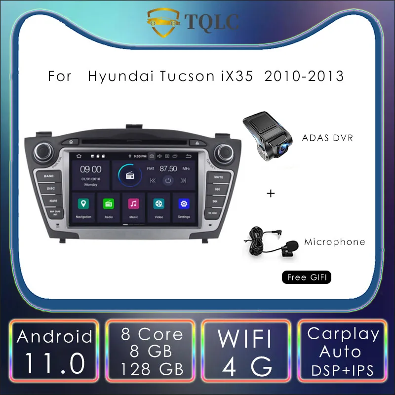 Автомобильный радиоприемник Android плеер стерео приемник для HYUNDAI iX35 Tucson 8 дюймов Carplay Автомобильный мультимедийный плеер авторадио Navi 2010-2013
Автомобильный радиоприемник Android плеер стерео приемник для HYUNDAI iX35 Tucson 8 дюймов Carplay Автомобильный мультимедийный плеер авторадио Navi 2010-2013