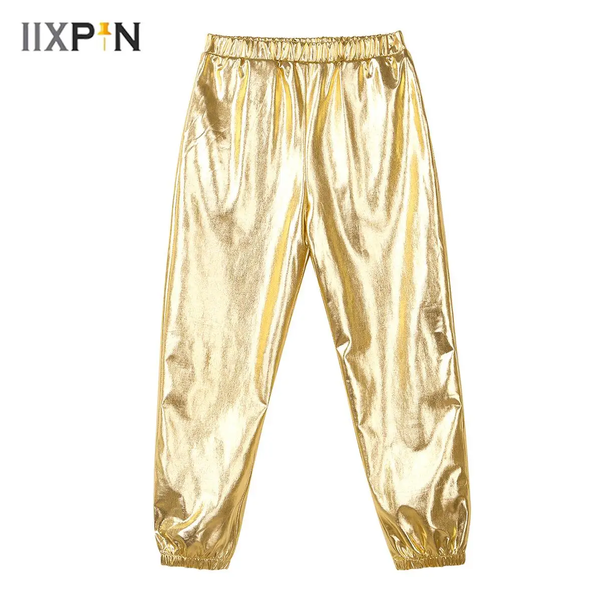 Kids Girls Shiny Metallic Trousers Pants Hip Hop Jazz Dance Streetwear Elastic High Waist Pants Sweatpant Dancewear Activewear
Kids Girls Shiny Metallic Trousers Pants Hip Hop Jazz Dance Streetwear Elastic High Waist Pants Sweatpant Dancewear Activewear