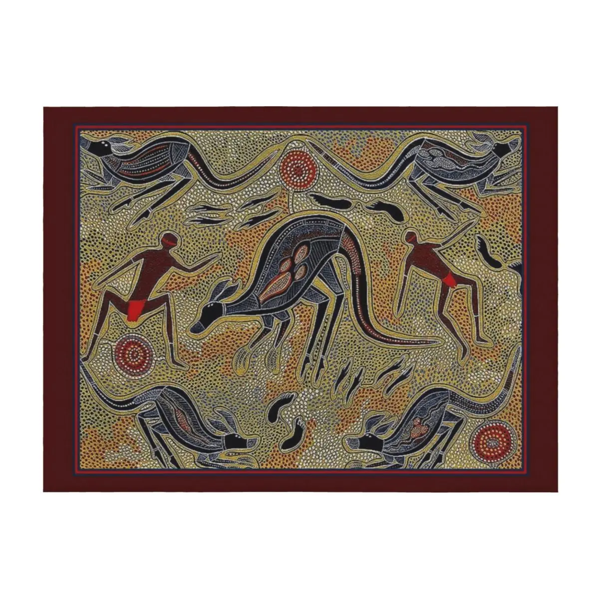 AUSTRALIAN ABORIGINAL : Vintage Art Print Throw Blanket heavy to sleep Weighted for babies Blankets
AUSTRALIAN ABORIGINAL : Vintage Art Print Throw Blanket heavy to sleep Weighted for babies Blankets