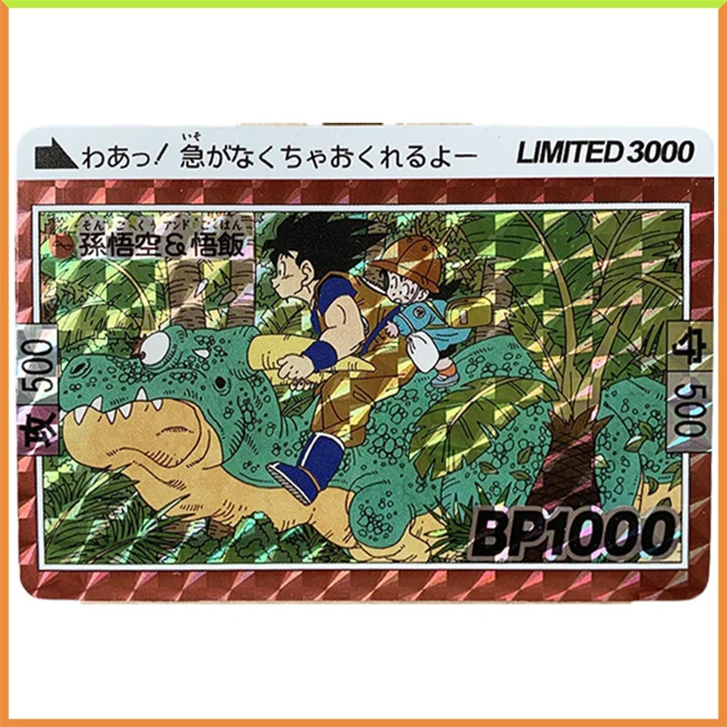Аниме Dragon Ball DIY ACG Настольная боевая игра Преломление Лазерная коллекционная карта Сон Гоку Сон Гохан Игрушка для мальчика Подарок на день рождения
Аниме Dragon Ball DIY ACG Настольная боевая игра Преломление Лазерная коллекционная карта Сон Гоку Сон Гохан Игрушка для мальчика Подарок на день рождения