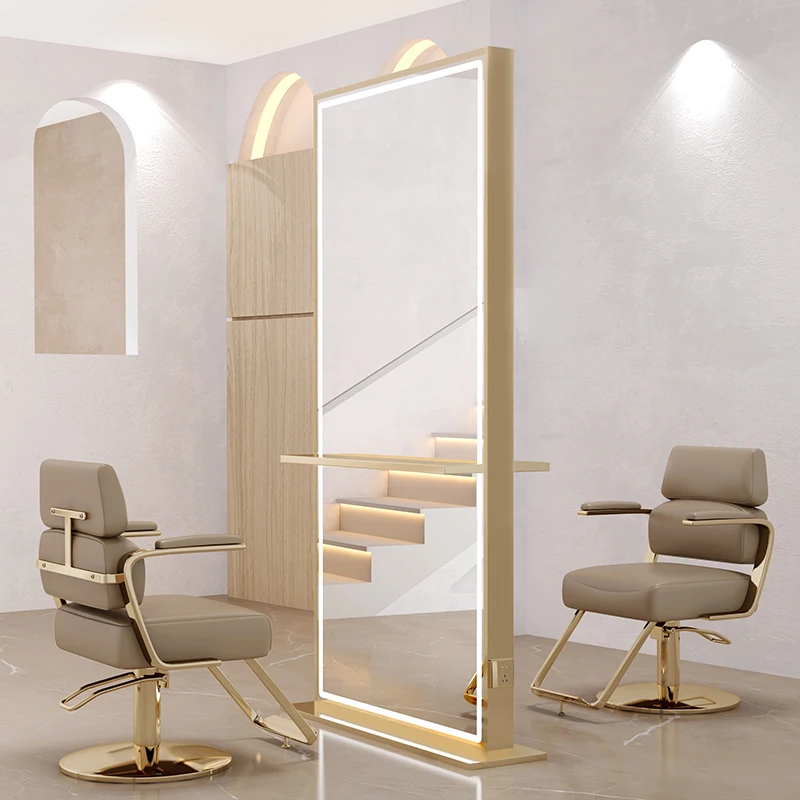 Hair Salon Full Body Mirror with Lights Decorative Mirrors for Hair Salon Barber Shop Custom Wall Mirror Integrated Cabinet
Hair Salon Full Body Mirror with Lights Decorative Mirrors for Hair Salon Barber Shop Custom Wall Mirror Integrated Cabinet