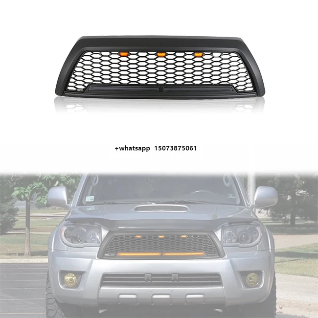 LUMA Accessories 2006-2009 Black ABS Plastic Car Bumper Grill with Light New Condition Fit for for 4runner Hilux Surf
LUMA Accessories 2006-2009 Black ABS Plastic Car Bumper Grill with Light New Condition Fit for for 4runner Hilux Surf