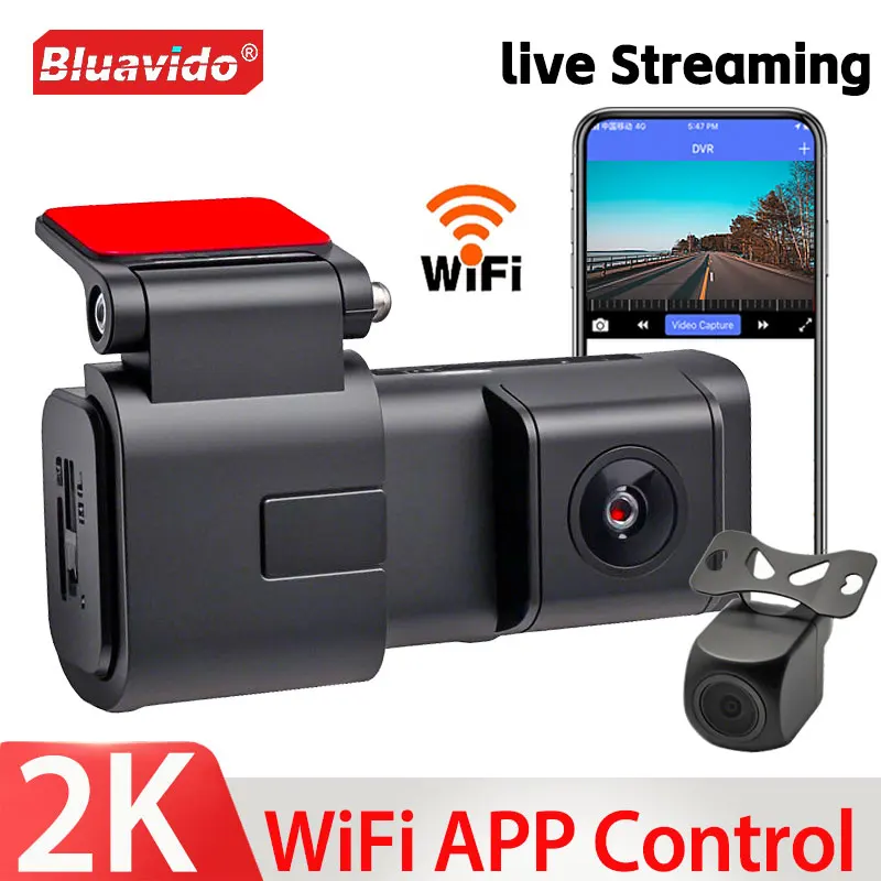 Ultra HD Dash Cam Front 2K and Rear 1080P Camera WiFi Night Vision 24H Parking Monitor Collision Sensor Car Video Recorder
Ultra HD Dash Cam Front 2K and Rear 1080P Camera WiFi Night Vision 24H Parking Monitor Collision Sensor Car Video Recorder