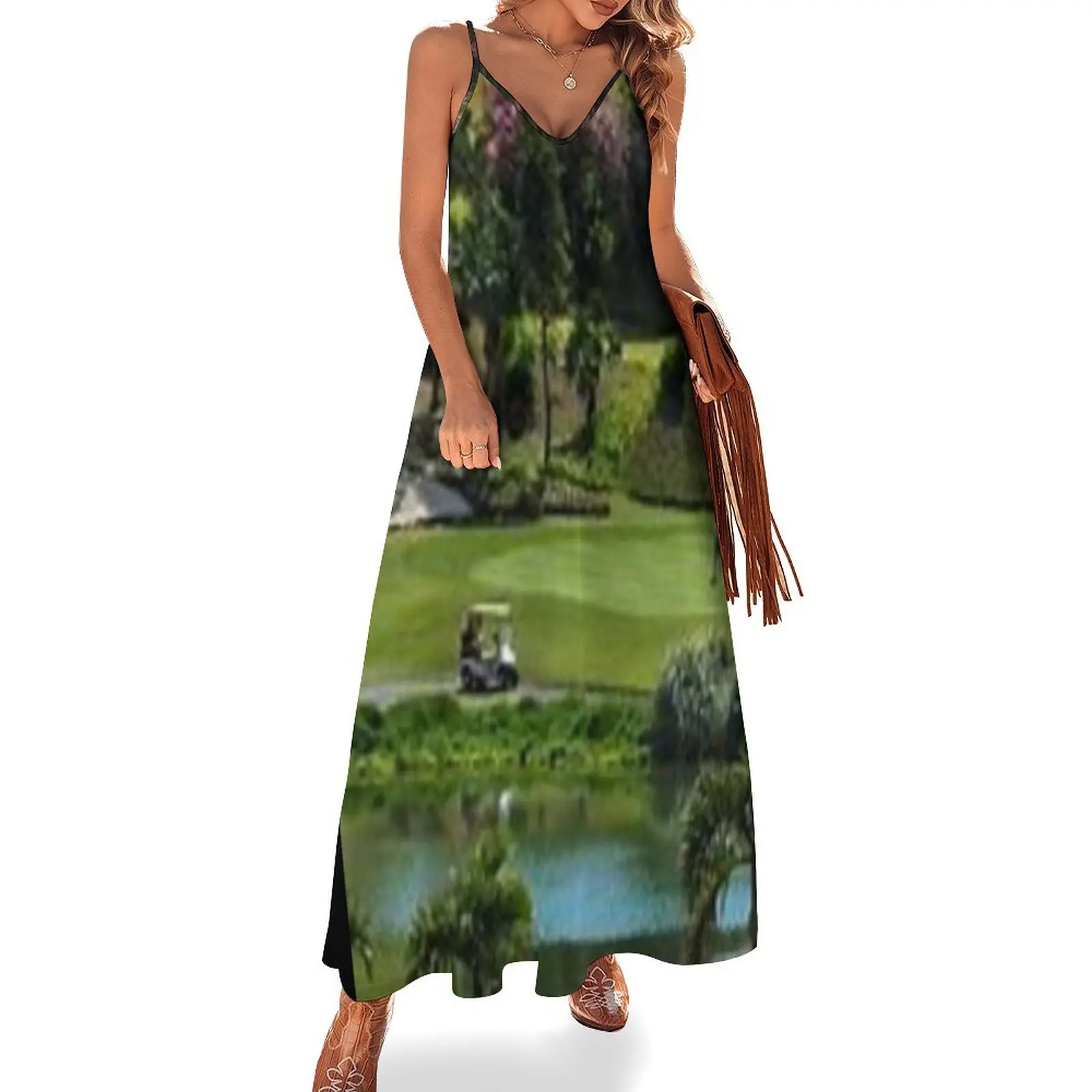 Golf Course Sleeveless Dress Women long dress women dress summer women's suit women's fashion dresses
Golf Course Sleeveless Dress Women long dress women dress summer women's suit women's fashion dresses