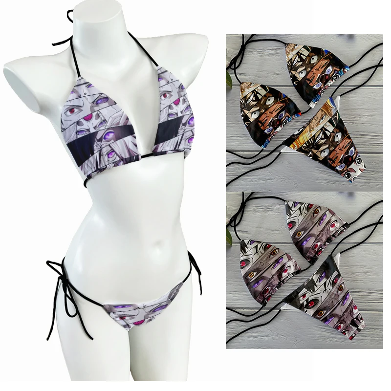 Cartoon eye pattern 3D printed swimsuit fashion ladies bikini suit deep V lace sexy beach vacation surfing swimsuit
Cartoon eye pattern 3D printed swimsuit fashion ladies bikini suit deep V lace sexy beach vacation surfing swimsuit