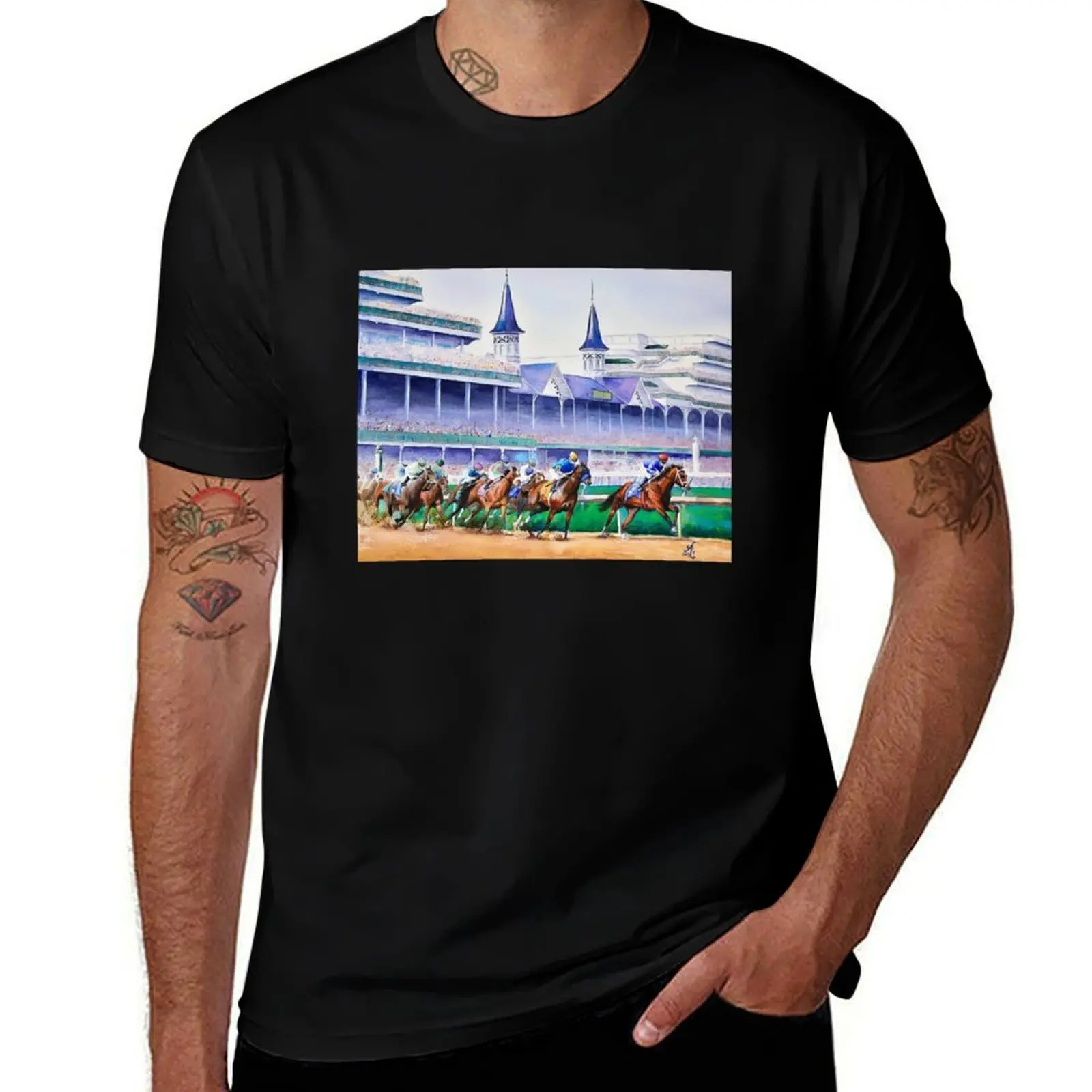 Churchill Downs Race Track T-Shirt oversizeds korean fashion summer clothes sweat shirts, men
Churchill Downs Race Track T-Shirt oversizeds korean fashion summer clothes sweat shirts, men