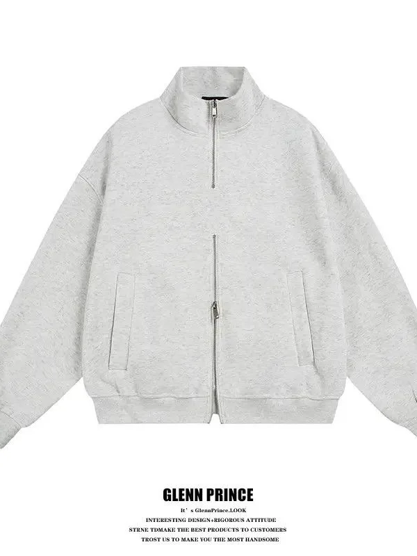 Faionable Casual Men's Stand Collar Jaet Long Sve Outerwear Breathable Cotton Blend Spring Autumn Wear for Youth
Faionable Casual Men's Stand Collar Jaet Long Sve Outerwear Breathable Cotton Blend Spring Autumn Wear for Youth