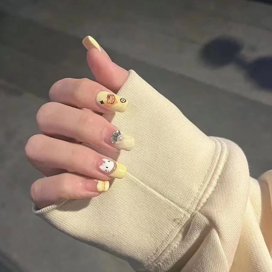 Sweet Anime Kawaii Sanrio Ins Fashion Handmade Wearable Nails Cute Cartoon Student Nail Painted Patch Y2k Gifts for Kids
Sweet Anime Kawaii Sanrio Ins Fashion Handmade Wearable Nails Cute Cartoon Student Nail Painted Patch Y2k Gifts for Kids